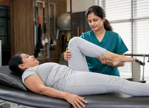 Arthritis physiotherapy assessment and joint evaluation