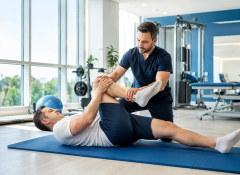 Back pain rehabilitation and physiotherapy treatment program