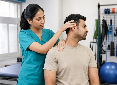 Cervical spine assessment and physiotherapy evaluation