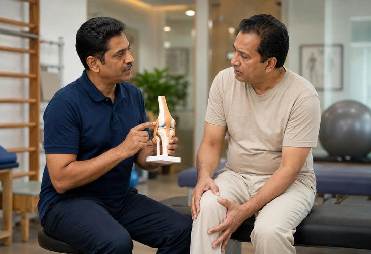 knee osteoarthritis treatment and physiotherapy rehabilitation
