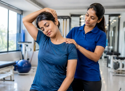 neck pain rehabilitation and physiotherapy care