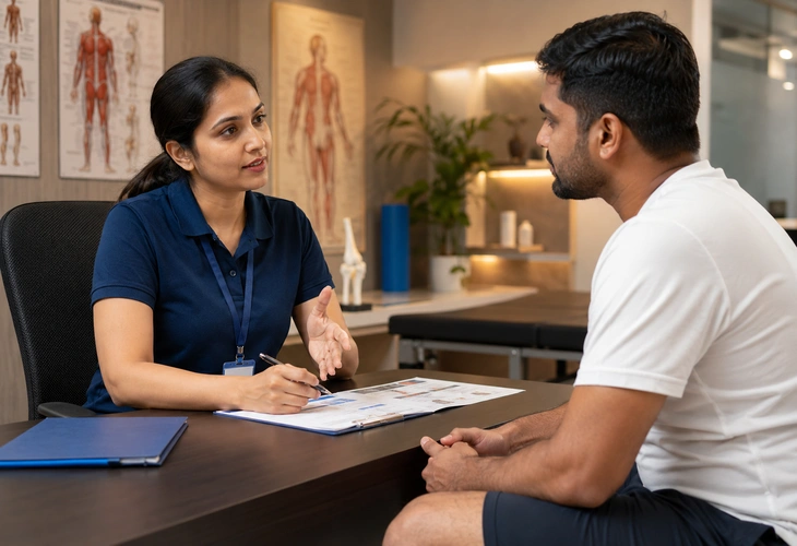 Personalized post surgery rehabilitation treatment planning session