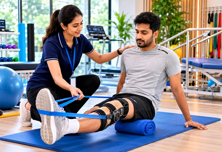 Post surgery rehabilitation physiotherapy recovery program