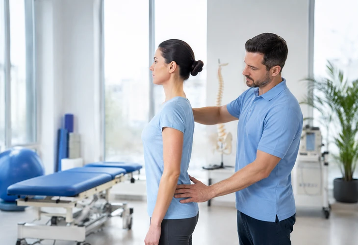 Posture correction and spine therapy exercises for spinal health