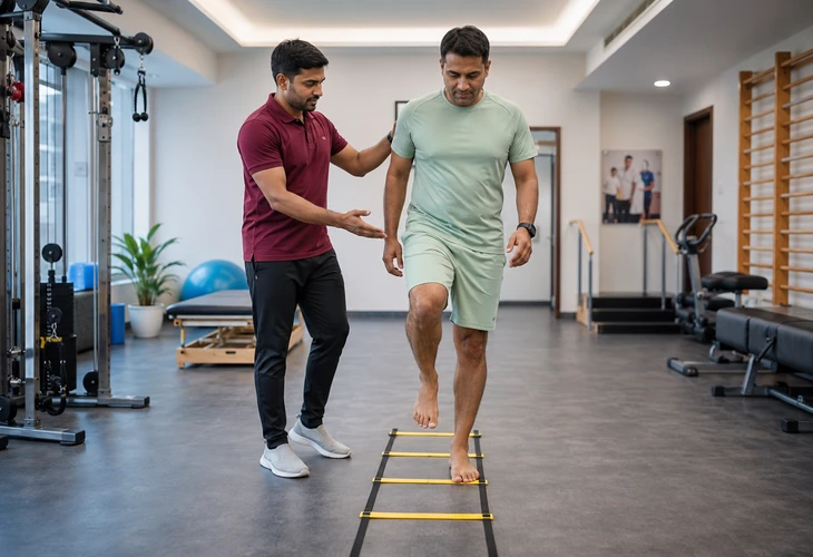 Sciatica leg pain rehabilitation and physiotherapy recovery