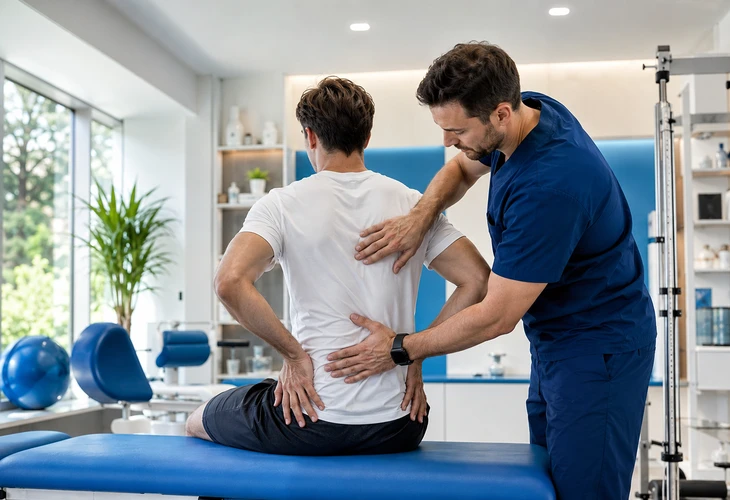 Spine physiotherapy treatment for back pain recovery and mobility improvement