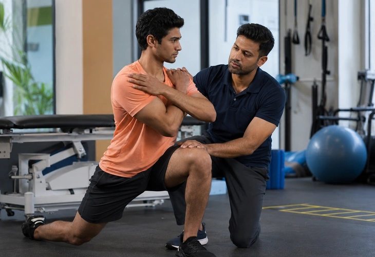 Sports injury prevention training and physiotherapy guidance